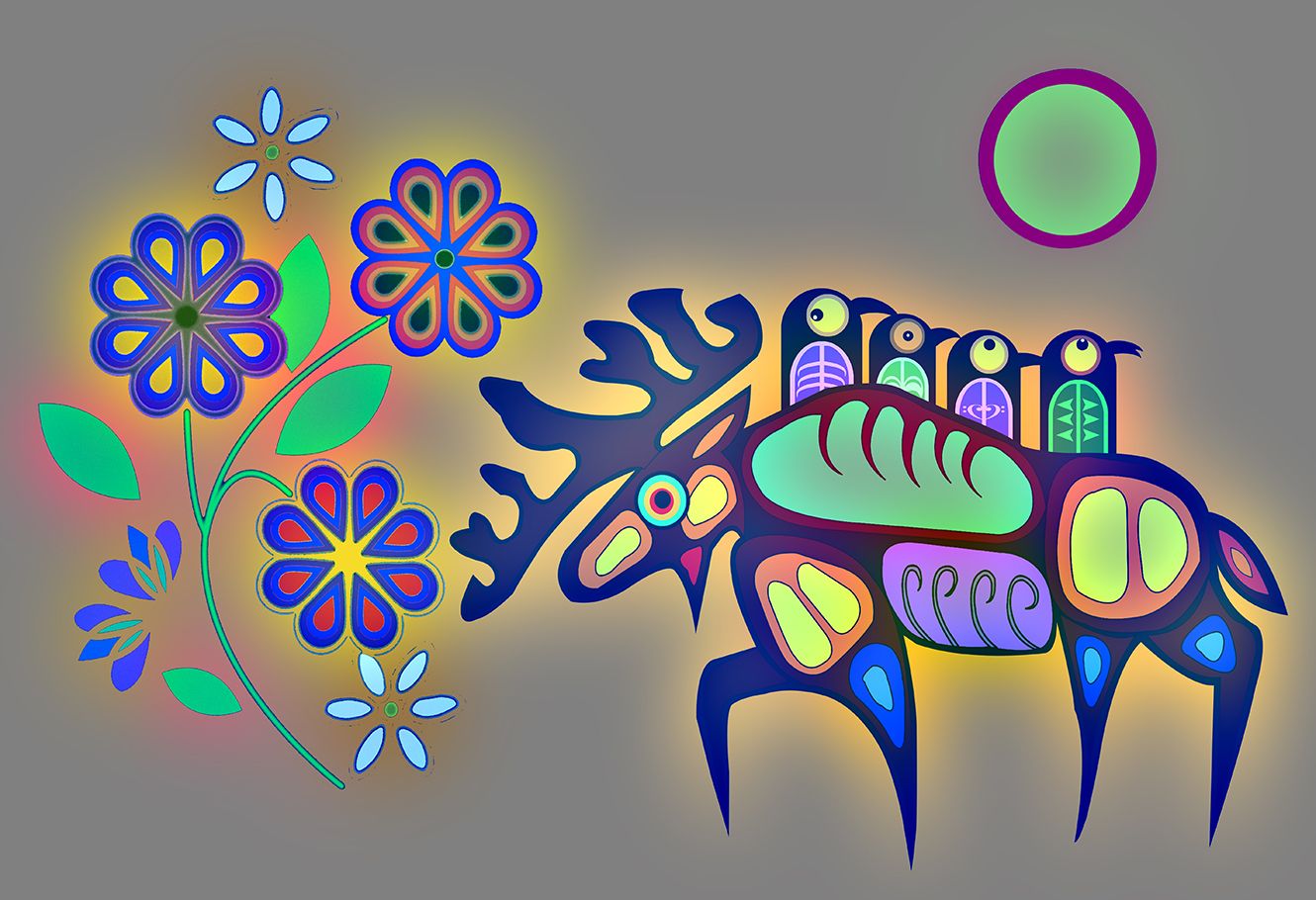 A-piece-of-art-by-Steven-StandingCloud-called-Finding-Our-Way.-(Courtesy-of-Steven-StandingCloud)