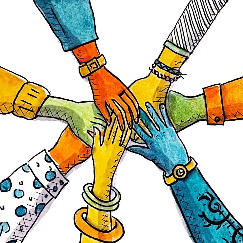 Teamwork by Andi Lynn Arnold for Project Optimist