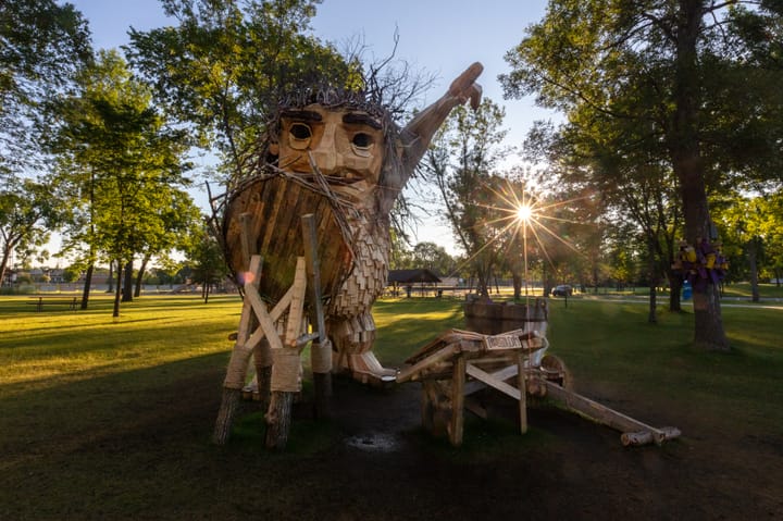 I spy a troll, deer, and a solutions story (naturally)