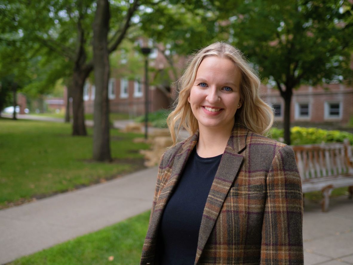 Kate Fenske is a senior at the College of St. Benedict and St. John’s University (originally from Shoreview, Minn.) with a major in integrative science with a focus in public health and a minor in political science. (Courtesy of Kate Fenske)